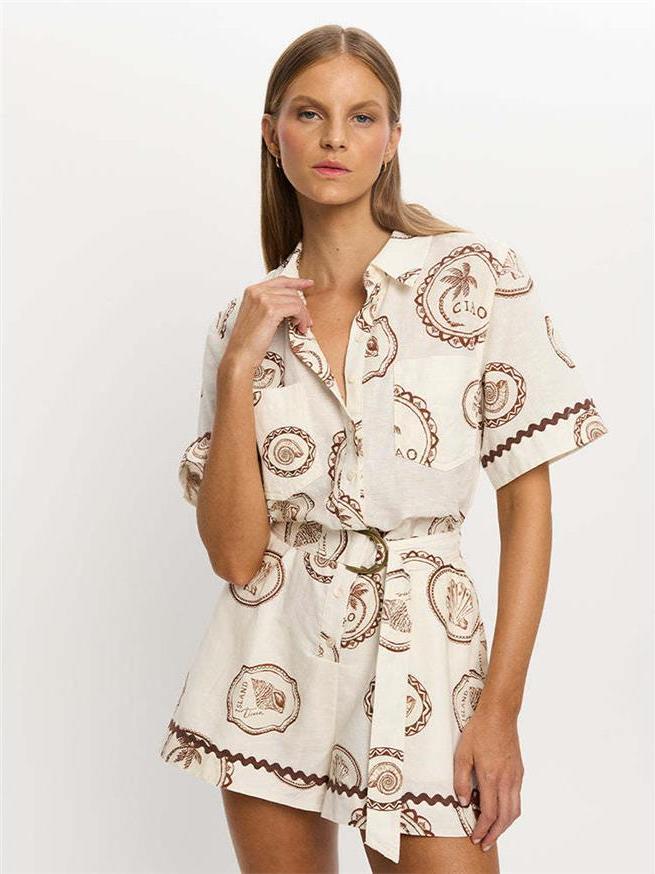 Elegancka lniana sukienka z kw – Linen Dress Wrap recenzja i cena