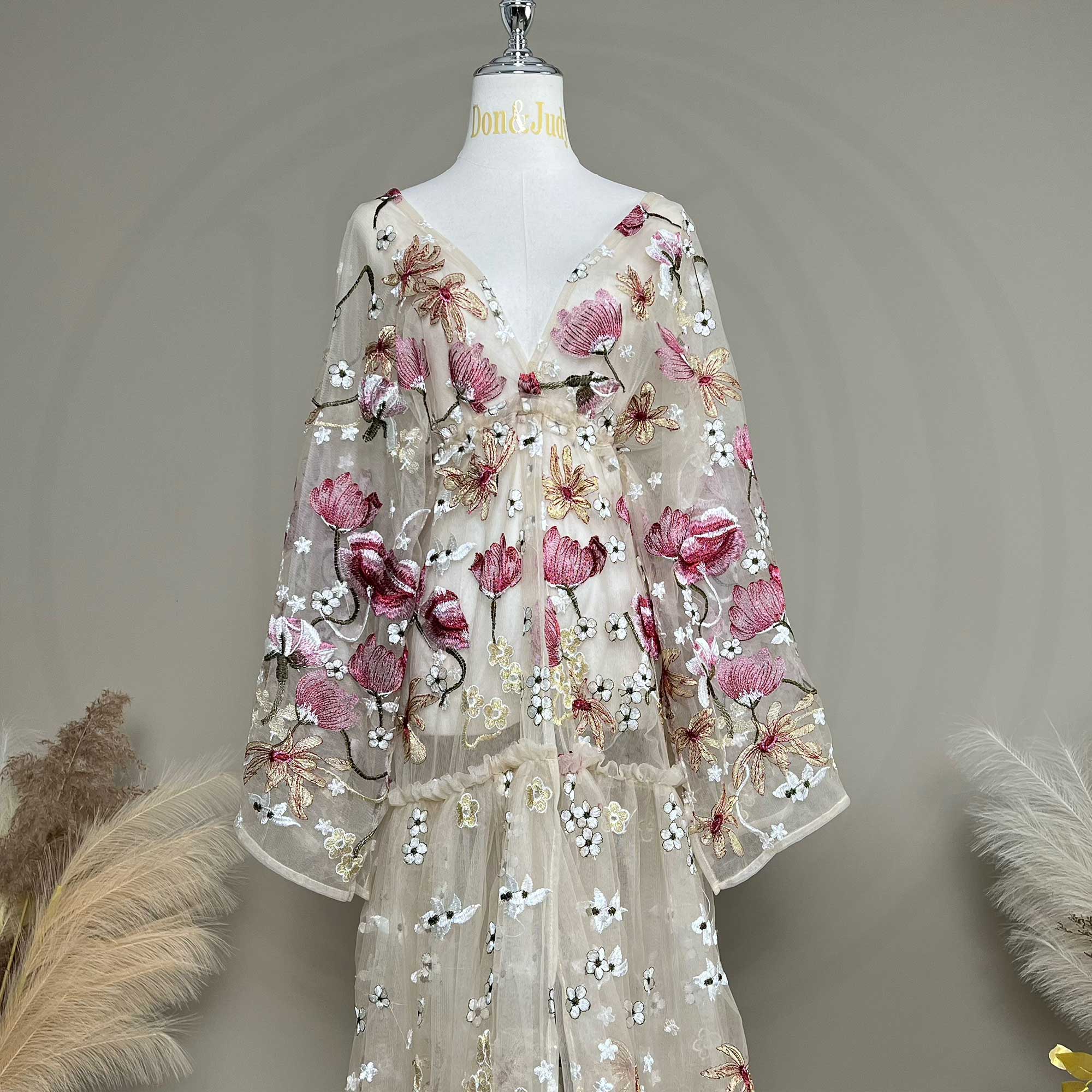 Aplikacje motylkowe Don&Judy i – Kimono Sheer Floral recenzja i cena